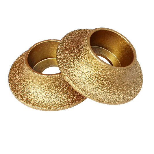 74mm Brazing Marble Edge Grinding Wheel 1/4 Round Profile MX48